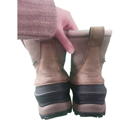 Men's The North face chikat III  pull on size 12 midpack brown Bombay orange - Picture 2 of 6